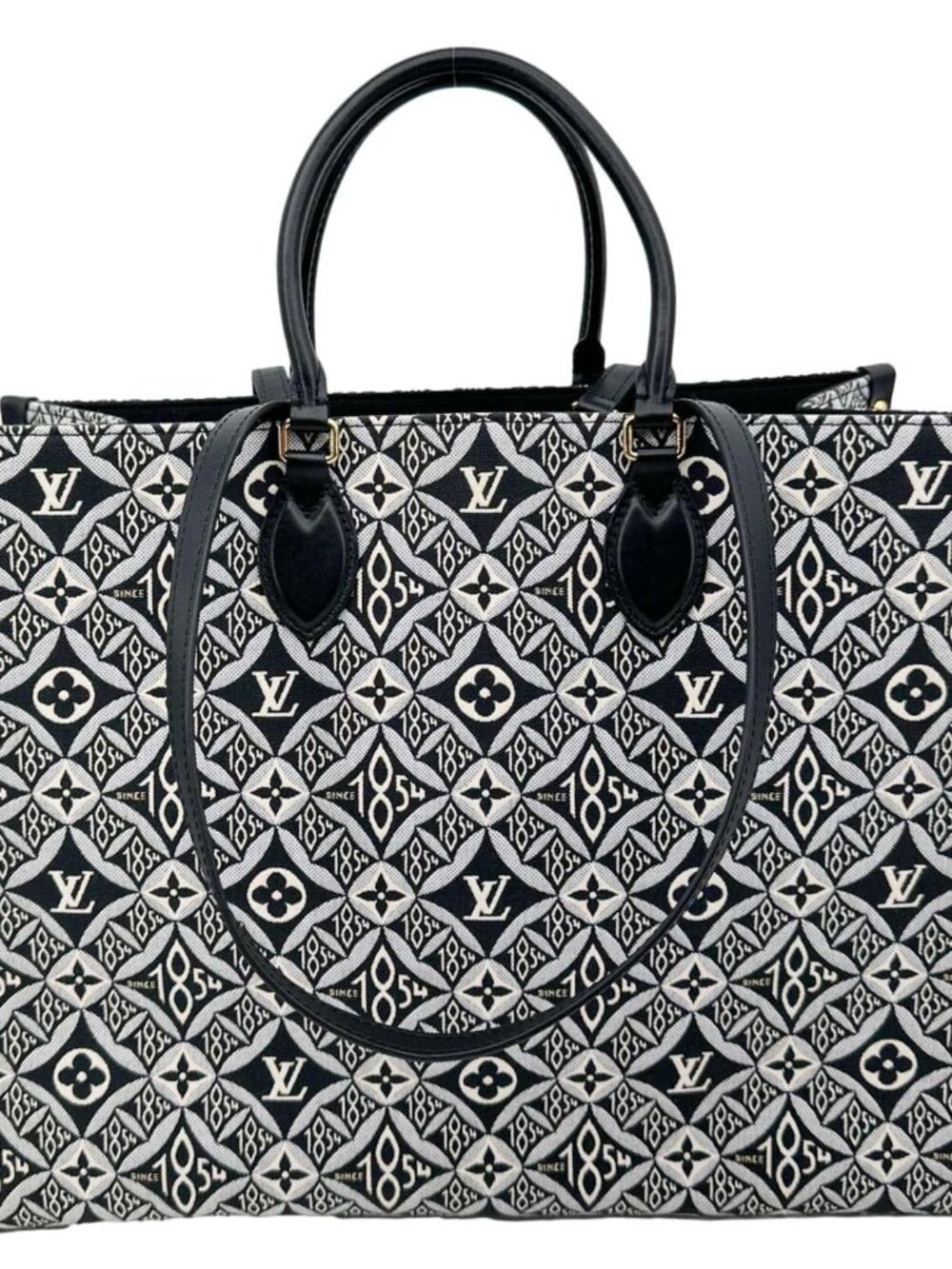 Louis Vuitton  Onthego GM Since 1854 Jacquard Shoulder Bag Black